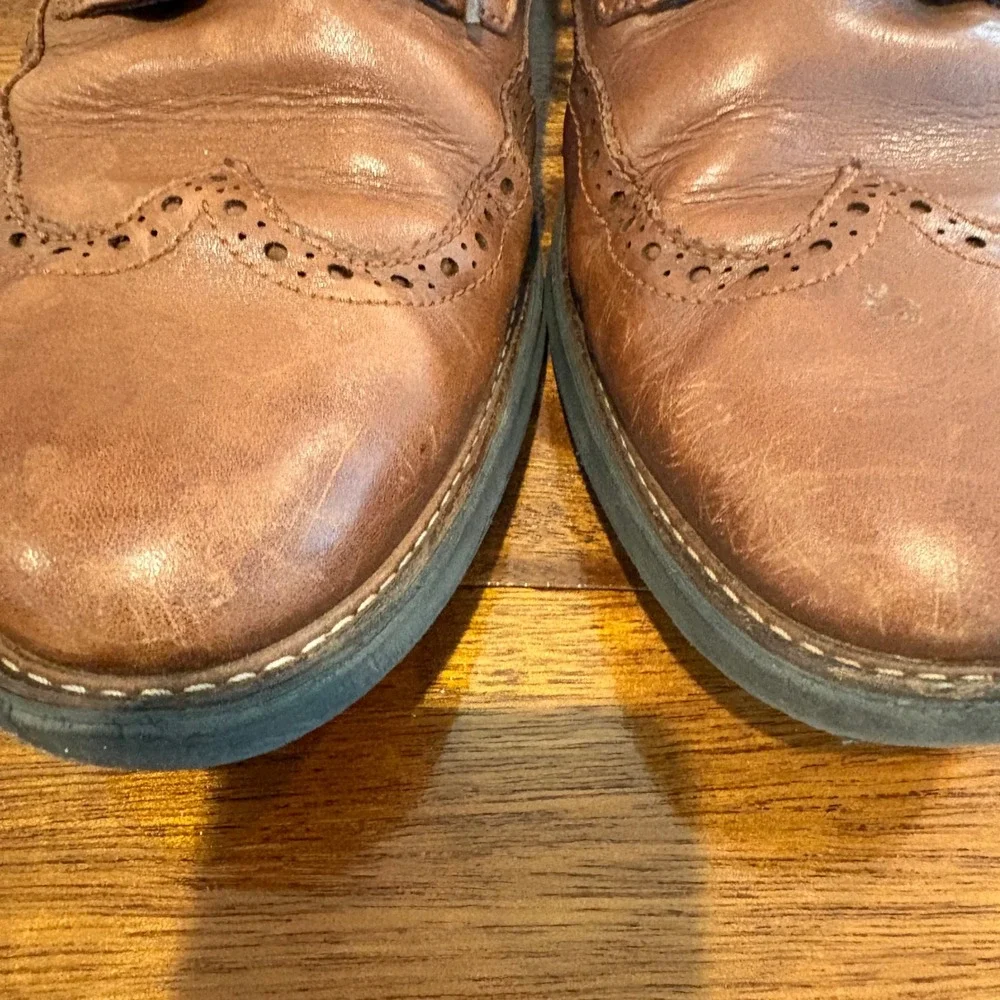 Cole Haan‎ GrandEvolution Wingtip Oxford British Tan Leather Mens 12M C26385
